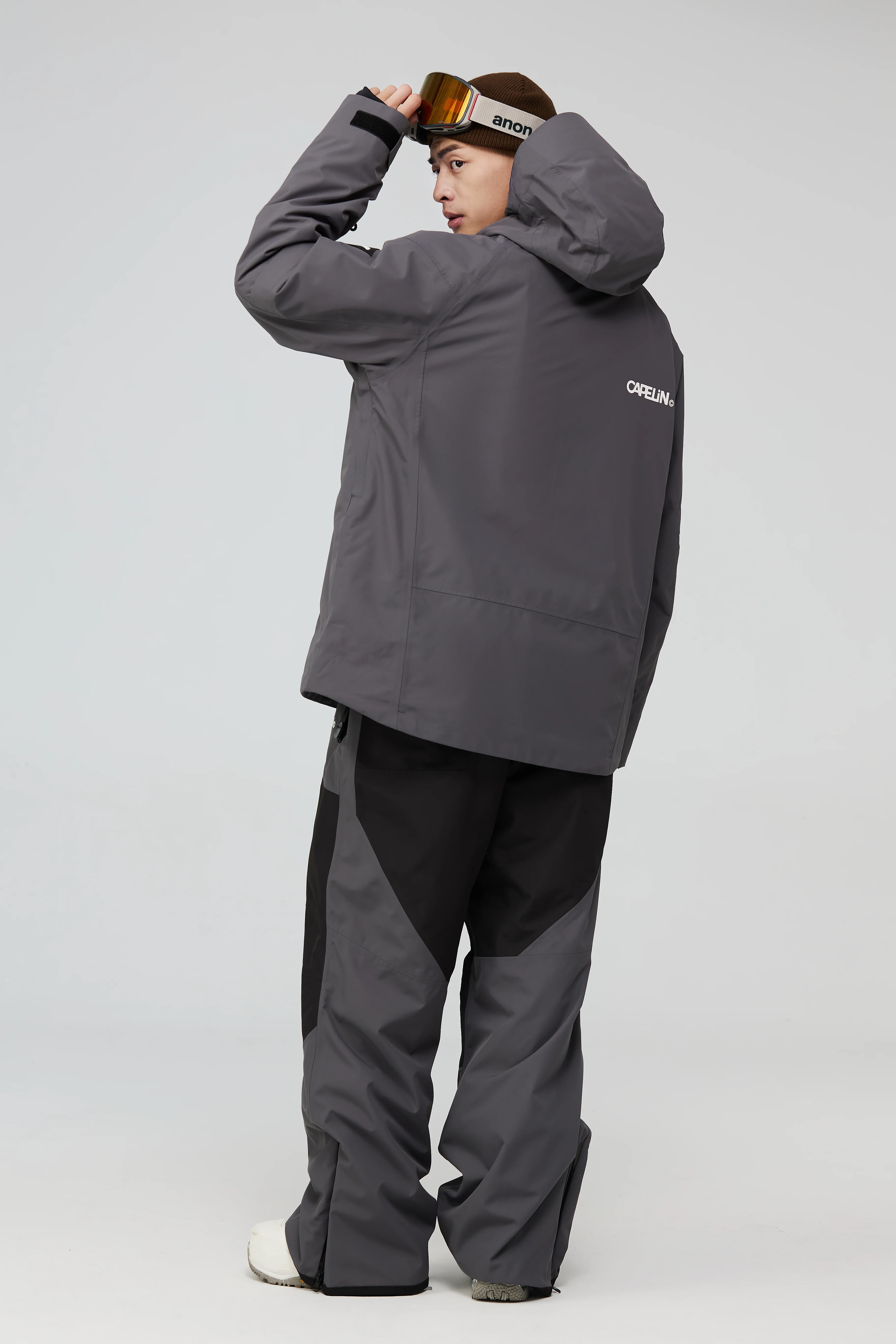 Brick Unisex Snowboard Jacket - Image 10