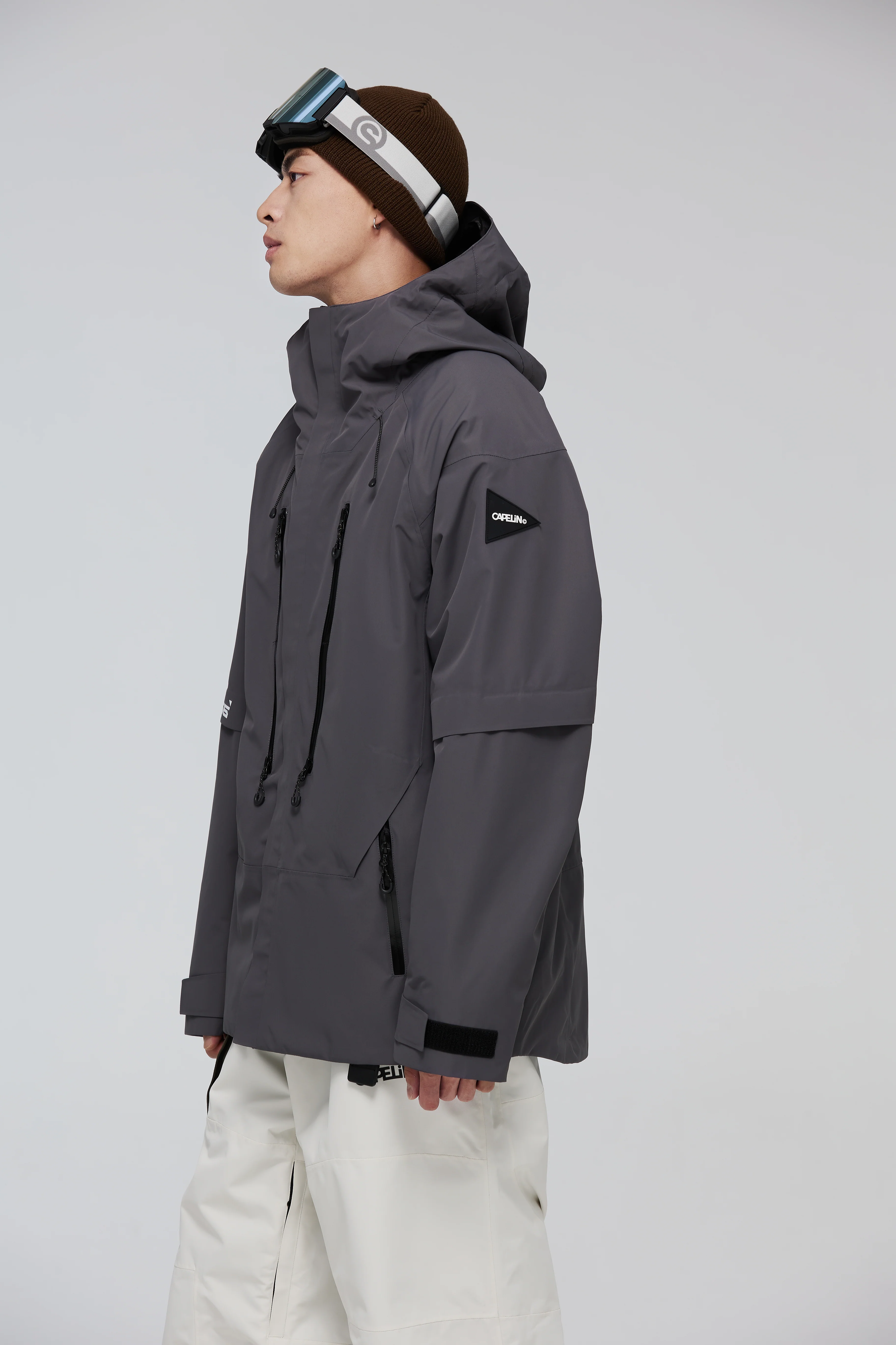 Brick Unisex Snowboard Jacket - Image 11