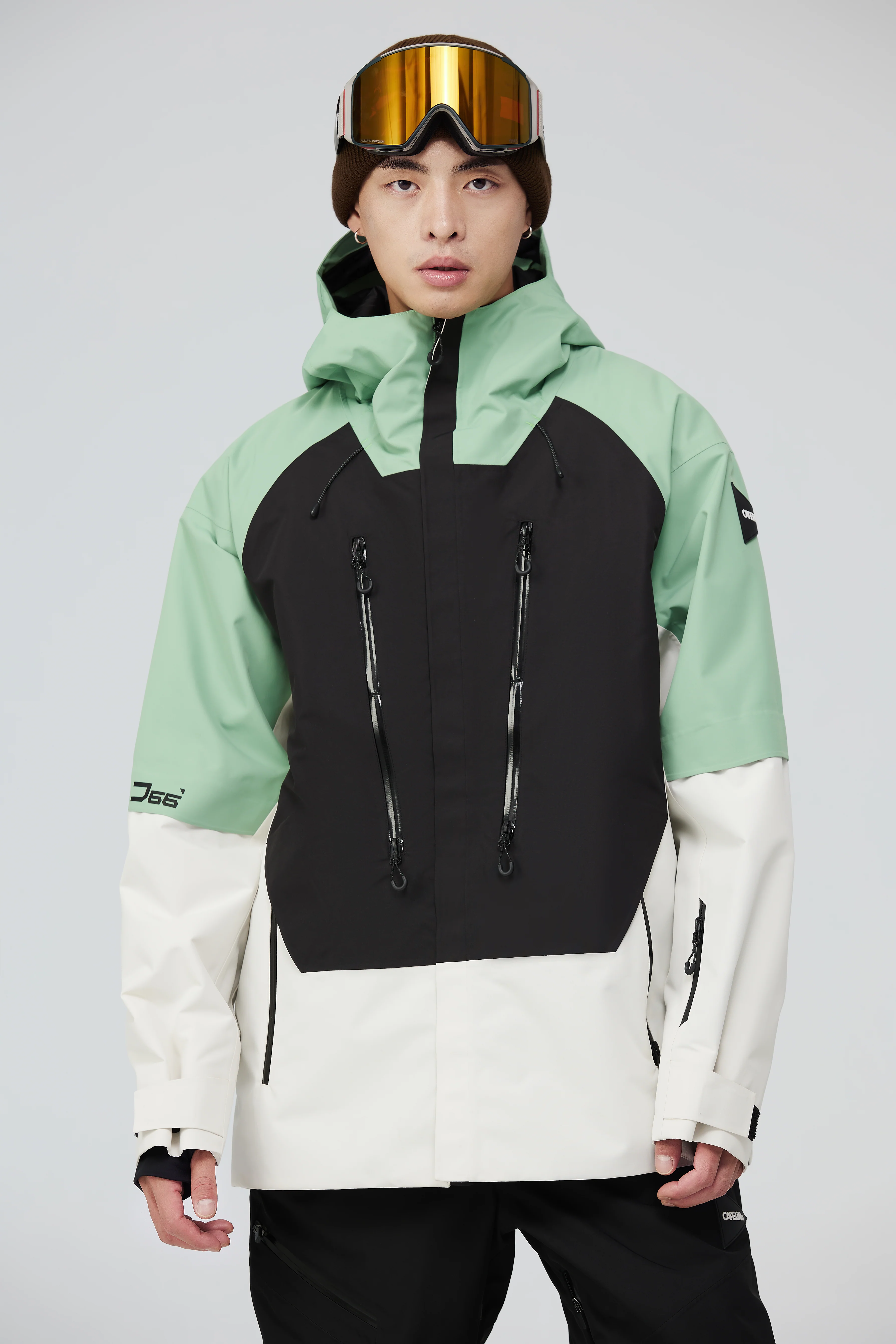 Brick Unisex Snowboard Jacket - Image 3