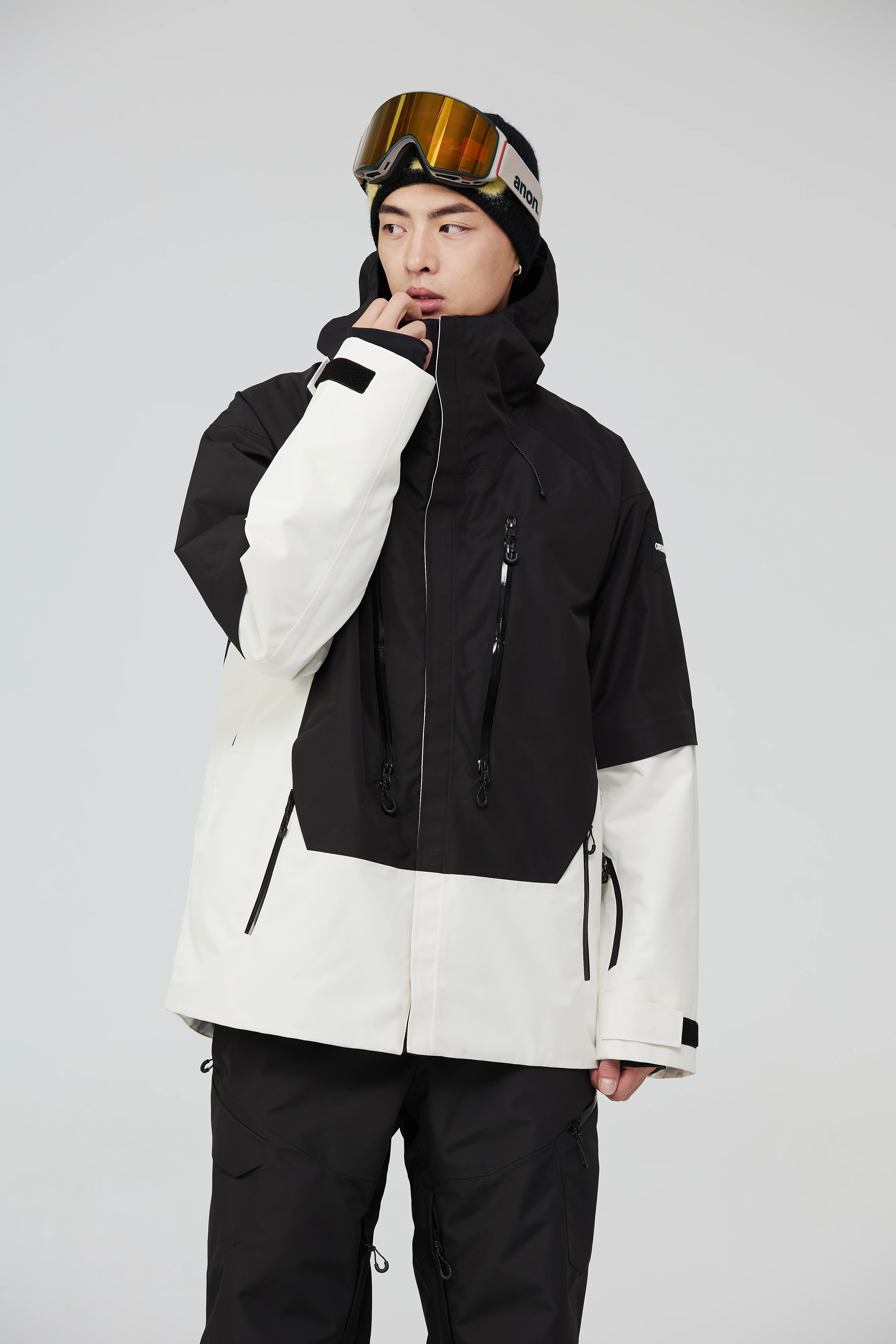 Brick Unisex Snowboard Jacket - Image 6