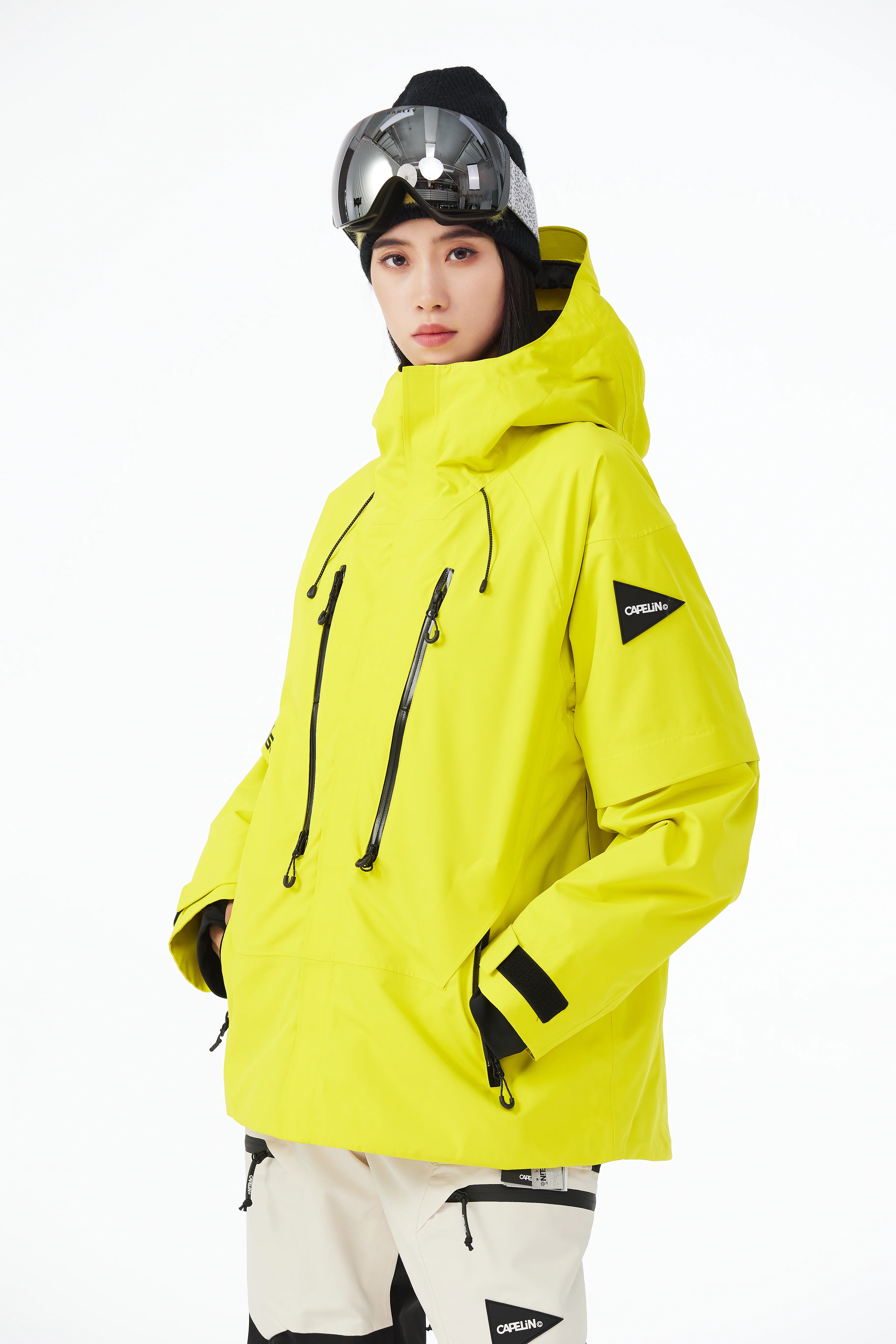 Brick Unisex Snowboard Jacket - Image 9