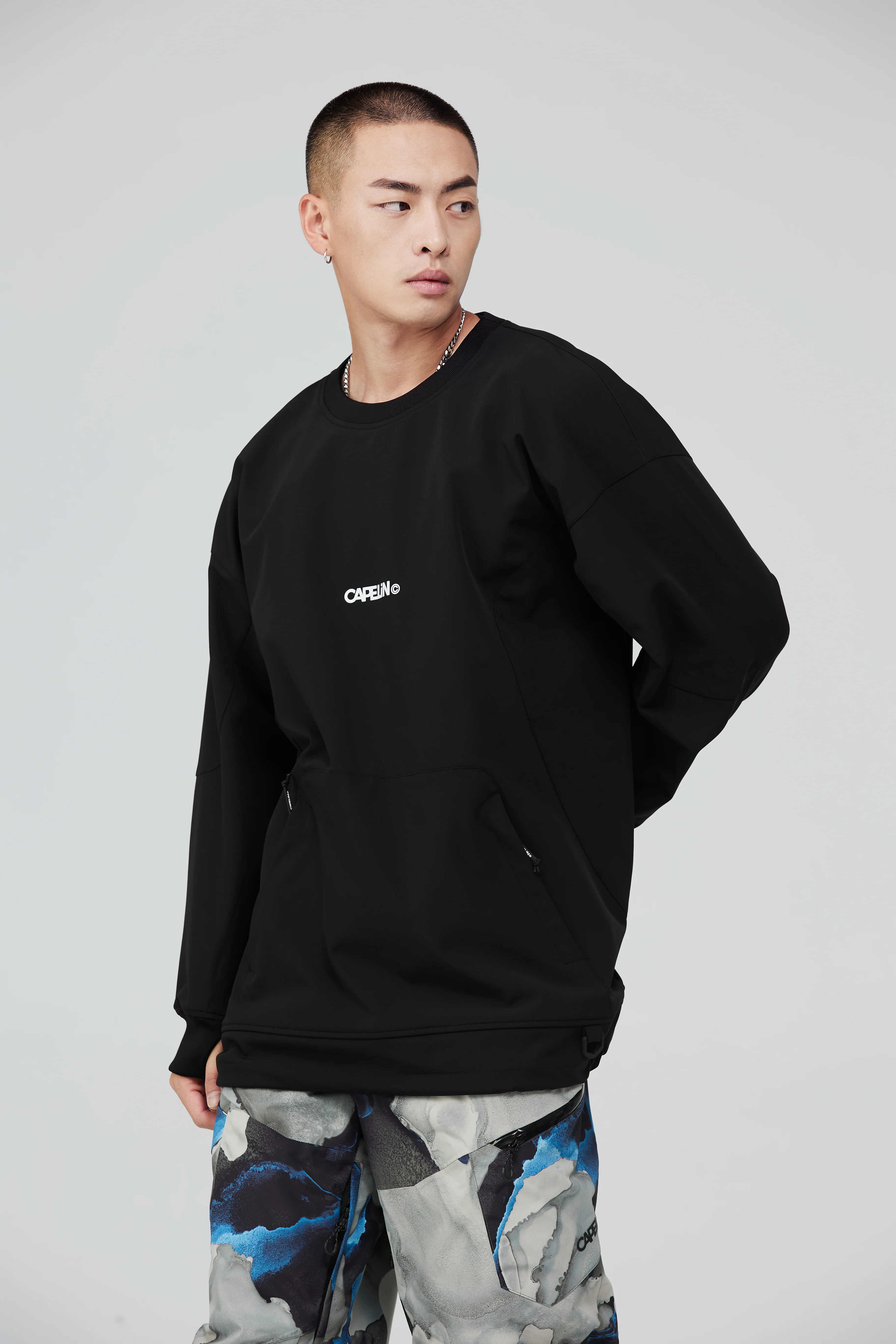 Flow Unisex Snow Hoodie - Image 8
